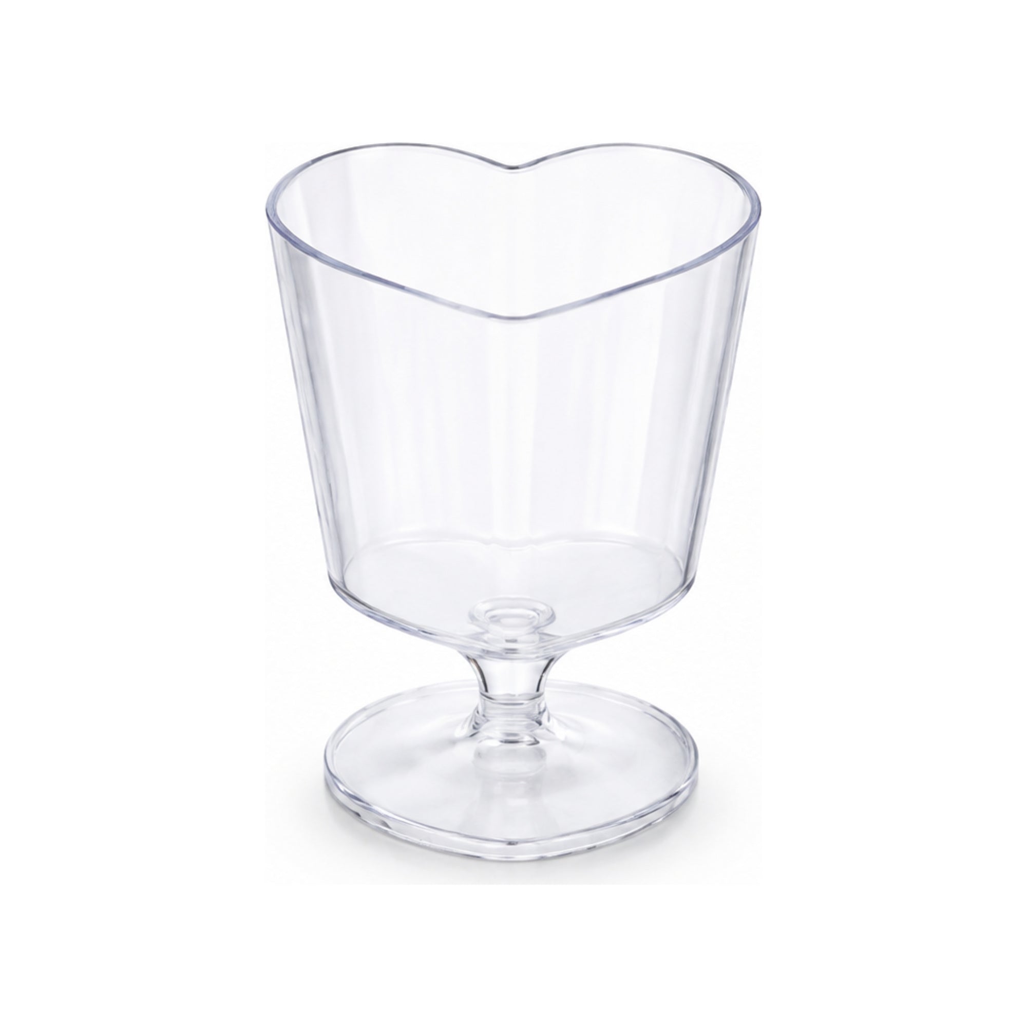Verrine Cœur sur Pied Transparente 90 ml
