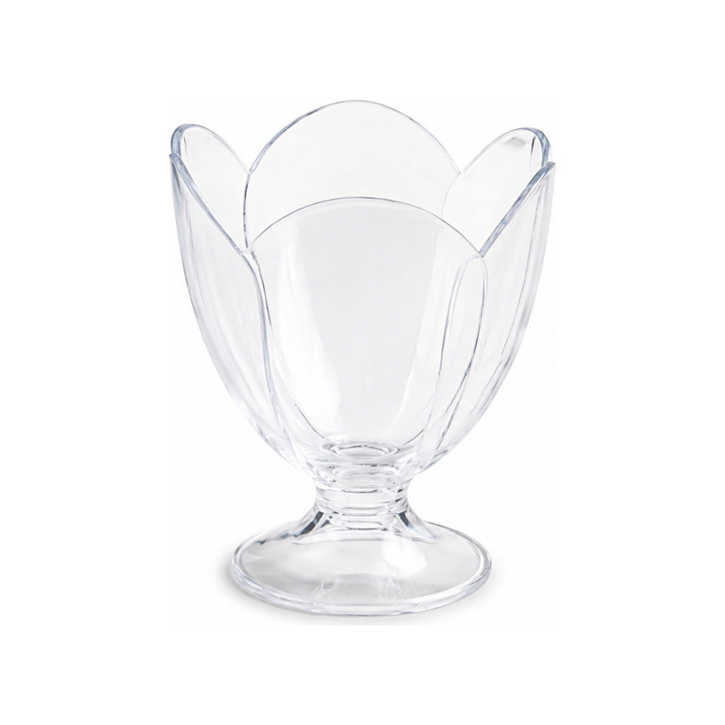 Coupe Fleur sur Pied Transparente 150 ml