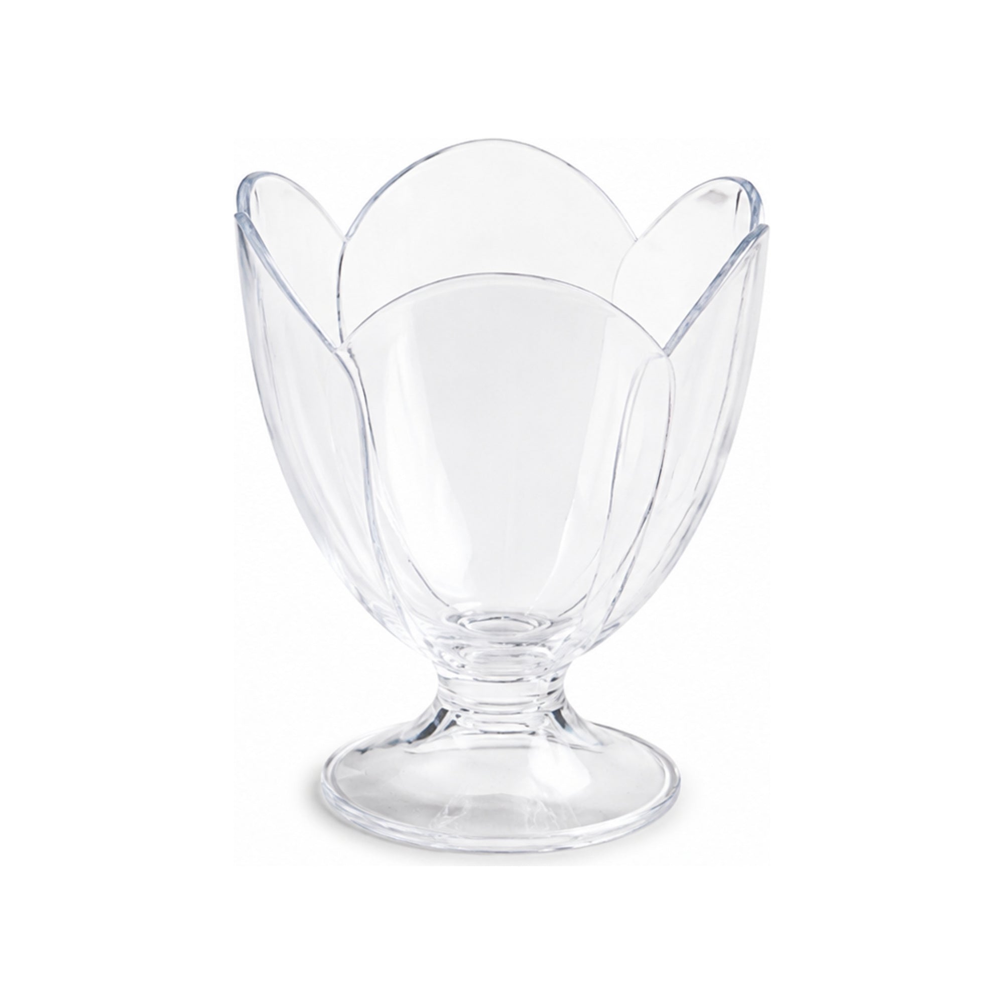 Coupe Fleur sur Pied Transparente 150 ml