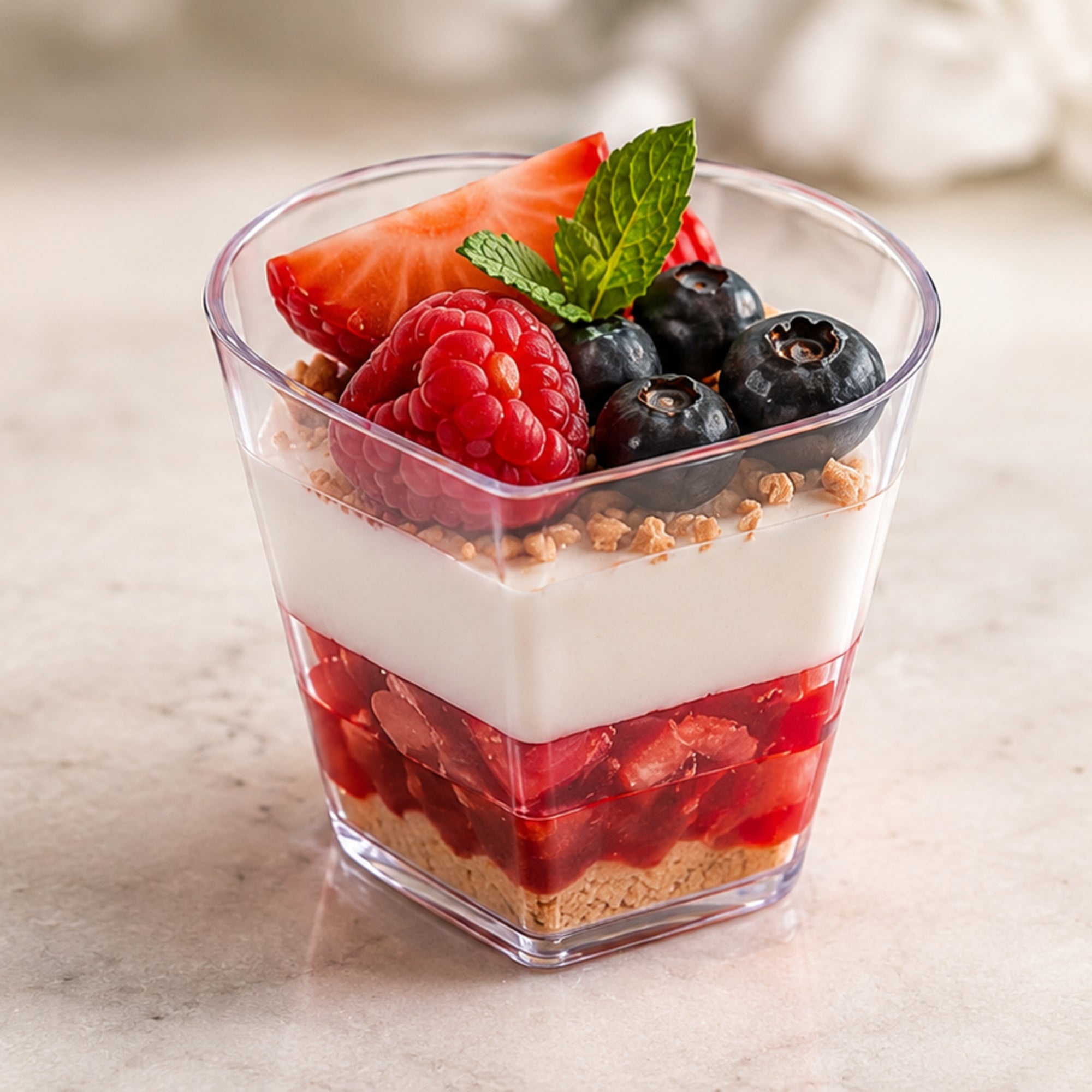 Verrine Cœur Transparente 80 ml