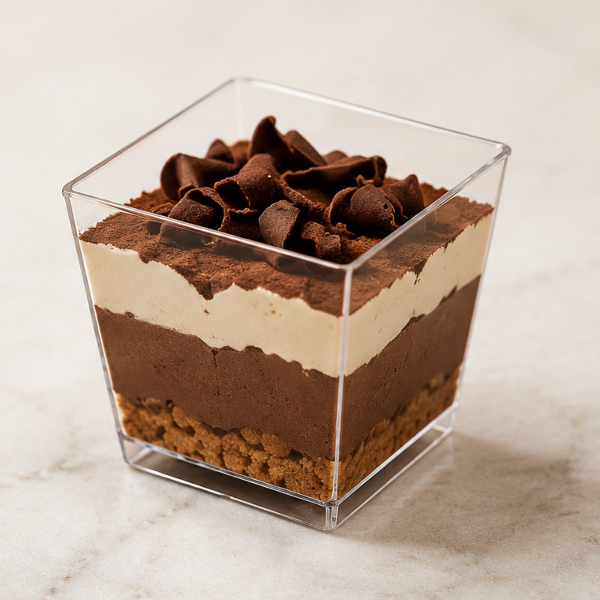 Verrine Carrée Transparente 90 ml