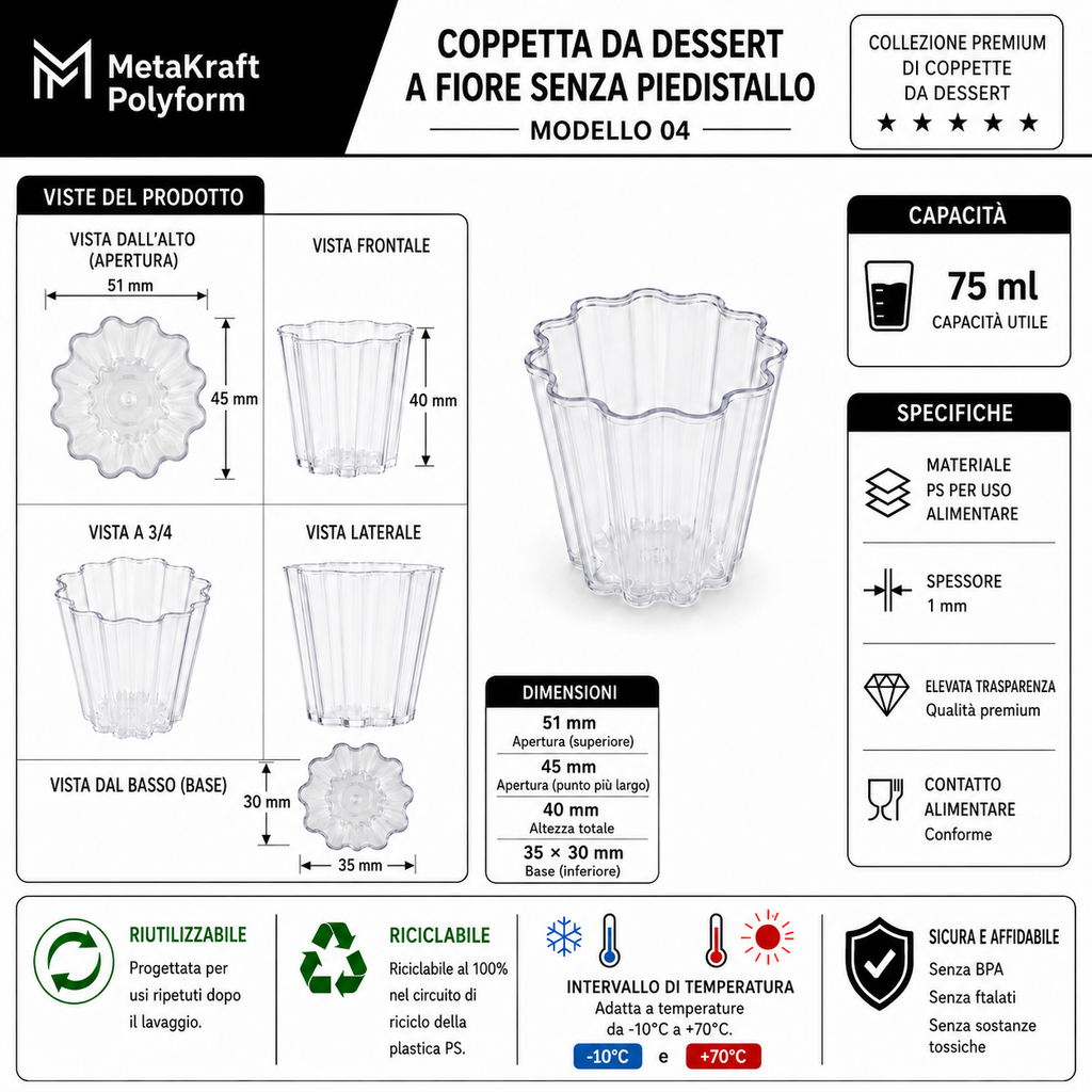 MetaKraft Polyform — Scheda tecnica verrina modello 04