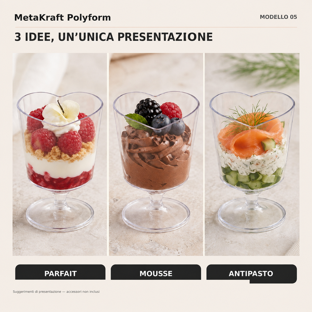MetaKraft Polyform — Idee di presentazione verrina modello 05
