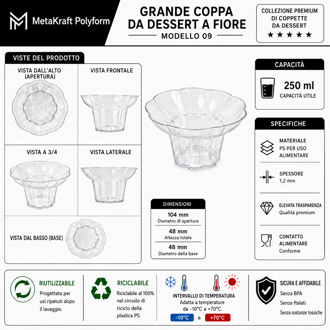 MetaKraft Polyform — Scheda tecnica verrina modello 09